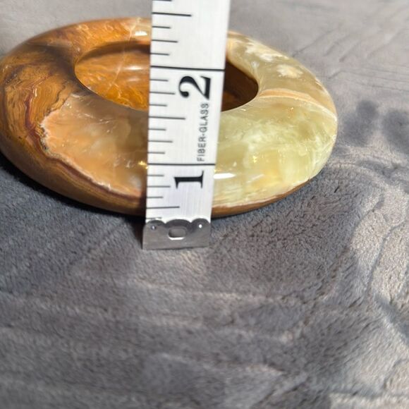 Gorgeous Natural Stone Ashtray or Trinket Box Heavy BRAND NEW Great Gift - Picture 8 of 12